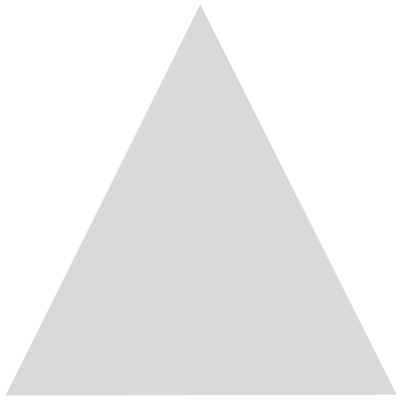 Lichtgrijs driehoek
